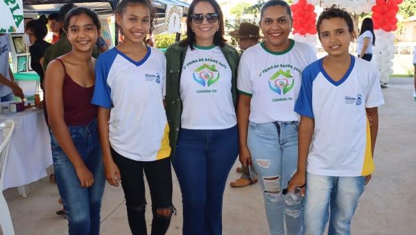 A Secretaria municipal de saúde de Lizarda realiza a primeira feira da saúde